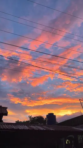 Tuwing hapon sa aming probinsya #skylover #orangesky #nature #fyp #fypage #trending #viral 