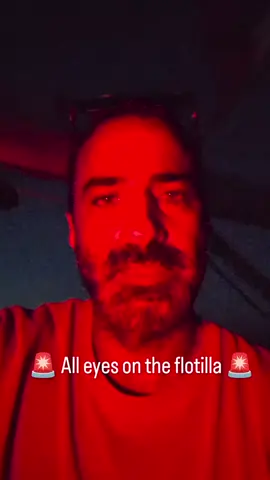 This evening's reflections on last night's drone attack, preparing for another night watch. All eyes on the flotilla!  #اسطول_الصمود #drones #GlobalSumudFlotilla #alleyesonflotilla #alleyesondeck @Gaza Freedom Flotilla 