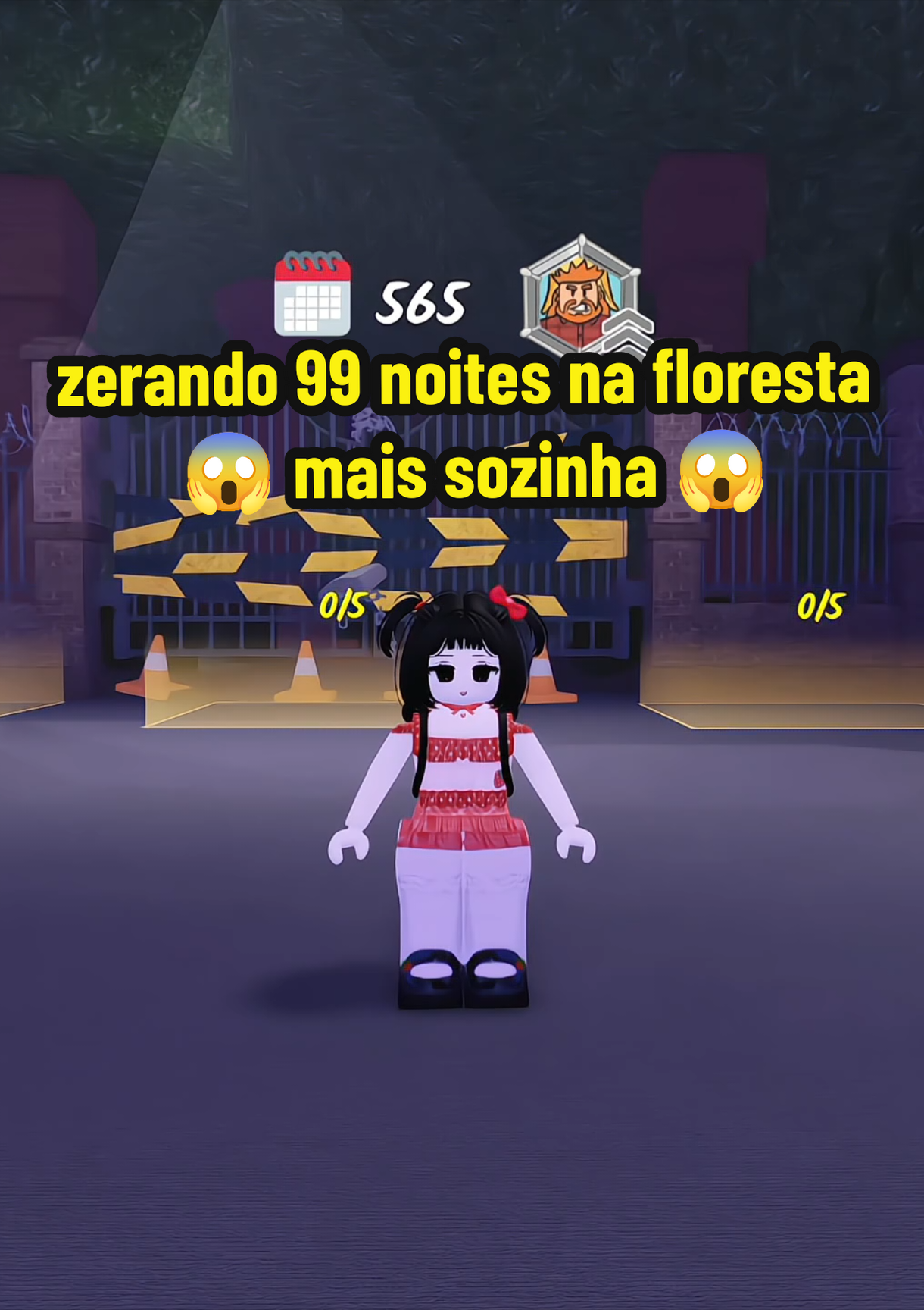 vocês acham que vou conseguir zerar sozinha?? #roblox 