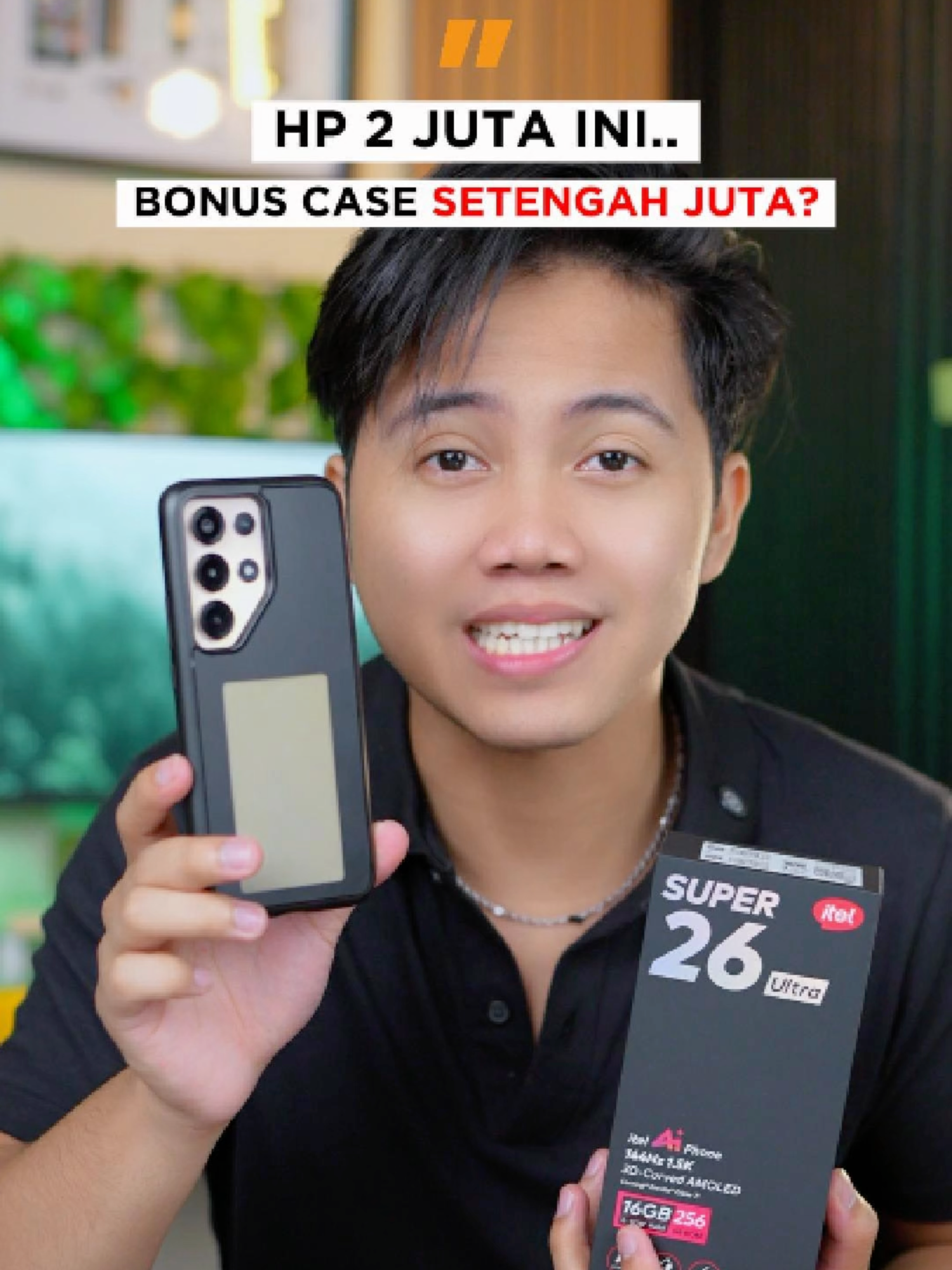 Akhirnya launching juga ITEL S26 Ultra inii!!! Makin gacor aja ITEL keluarin HP yang speknya mantul banget! Udah gitu bisa sulap lagi casenya!? Harganya cuma 2 Jutaan aja langsung cek keranjang kuning atau join live sekarang mumpung masih ada diskon!!! #NO1s#NO1s26ultra #Ultralaunch #itelS26Ultra
