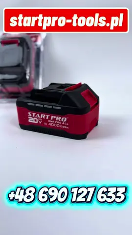 🔋⚡ Nowe akumulatory StartPro już dostępne! ✅ Pasują do wielu narzędzi ✅ USB-C – działa też jako PowerBank 📱 ✅ Gwarancja do 3 lat + szybka wysyłka w całej Polsce 🇵🇱 i Europie 🌍 👉 Zamów teraz: www.startpro-tools.pl 📞 Zadzwoń: +48 690 127 633 #startpro #narzędzia #sklep #protools #akumulator 