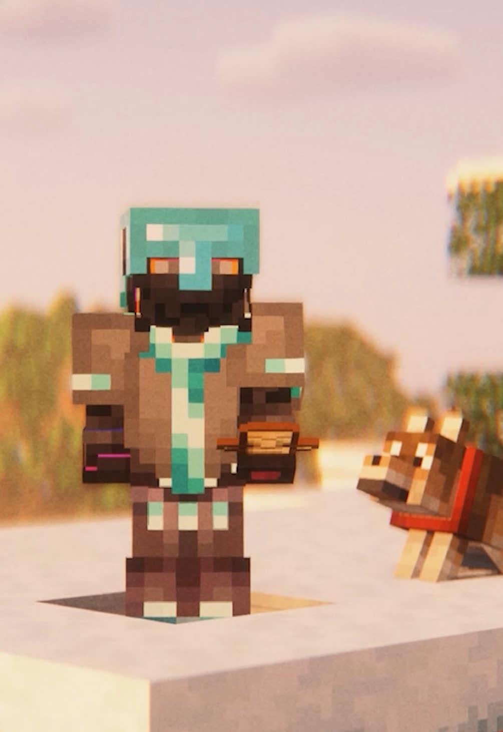 When you finally get the Miku armor set in Minecraft #fyp #Minecraft #minecraftmemes #miku #memes 