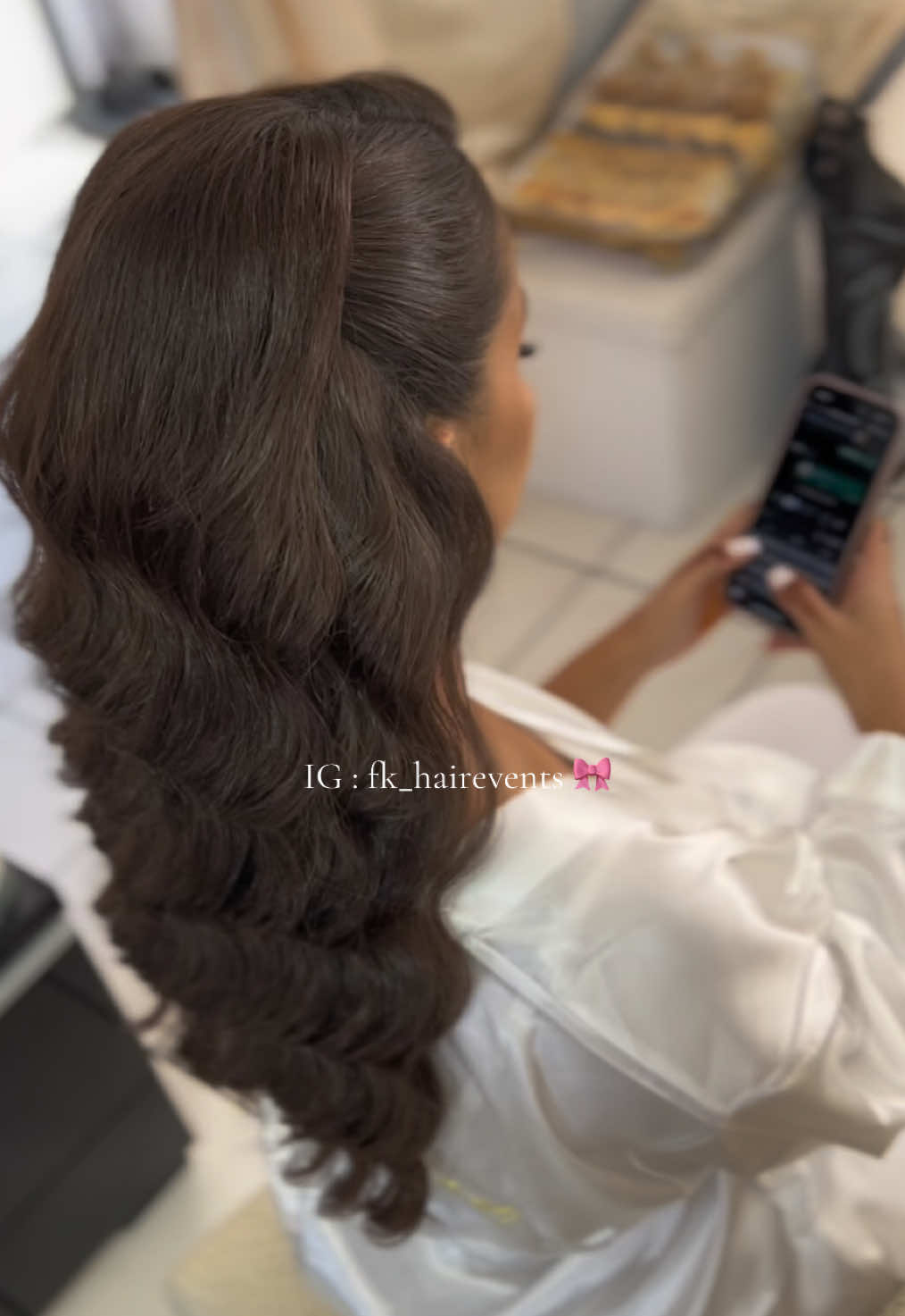 #bride #wavyhair #coiffure #pourtoii #fyp 