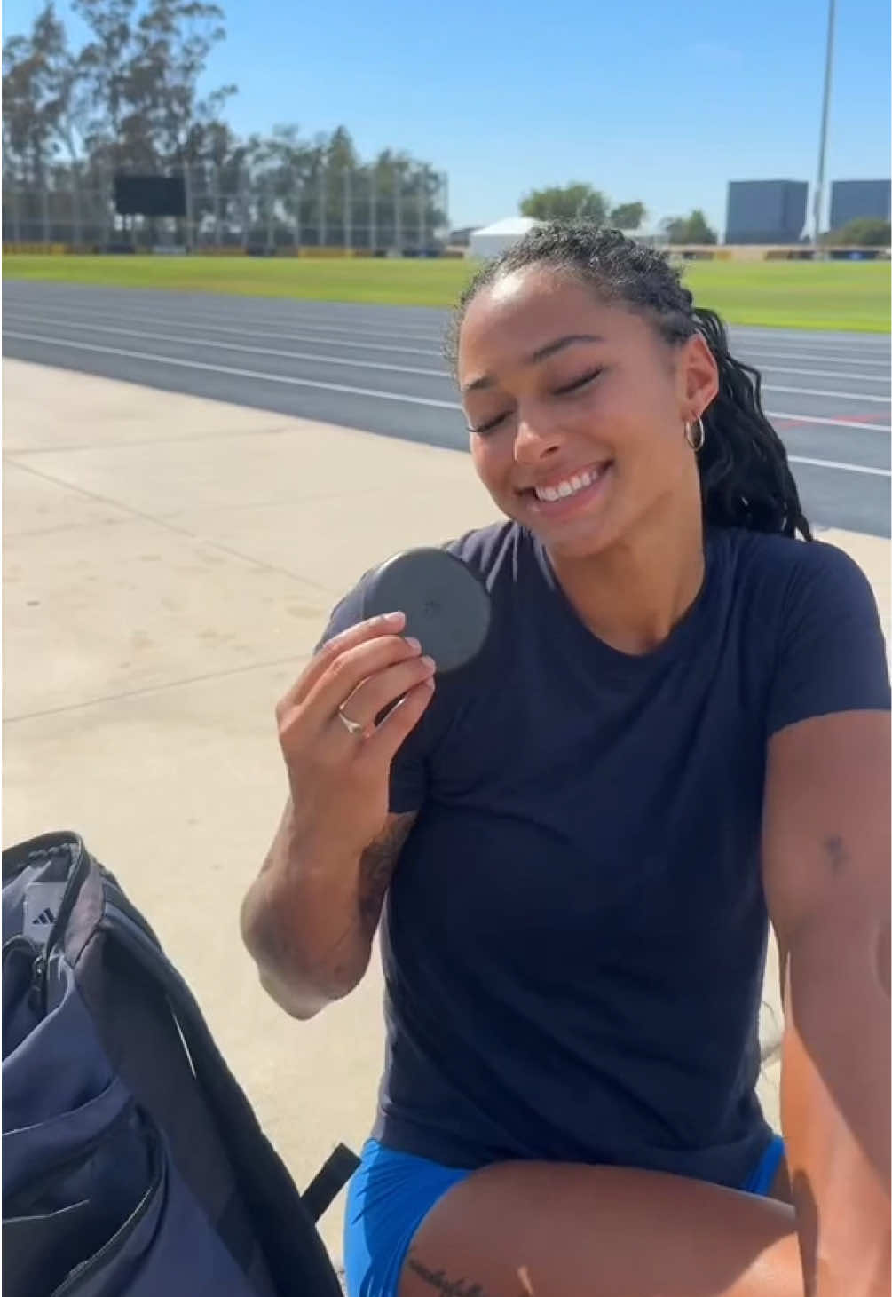Confidence isn’t just for the track—it starts long before.🏃‍♀️📚   @Jolie stays ready for every challenge with @Invisalign. #invisalignpartner #invisalign #ad 