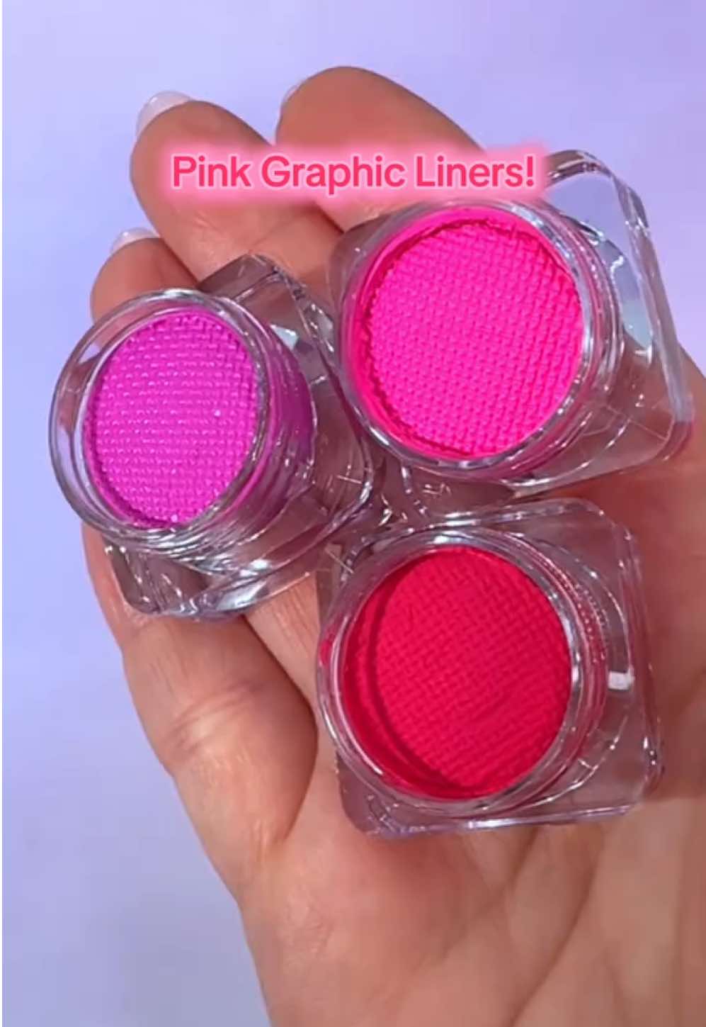Pretty in pink! 🌸💖🌷🎀 Try our water activated liners in single pots, so many options to choose from! #graphicliner #eyelinertutorial #wateractivatedeyeliner #fyp #Eyeliner 