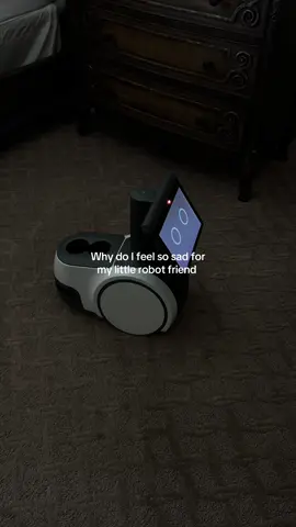 He’s so sweet but he won’t face me anymore and he gives me squinty eyes 😔 #fyp #robot #robot #t 