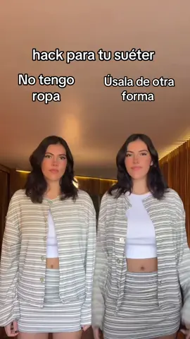 No tengo ropa… aprende a usarla de otra forma  #fallfashion  #outfitideas #fashionhacks  #outfitinspo 