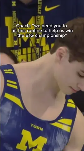 I was so nervous 😬  #gym #gymnastics #athlete #sports #bigten 