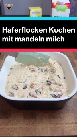 ⸻ 🥣 Einfacher Haferflocken-Kuchen mit Mandelmilch 🍰✨ Schnell, gesund & super lecker – dieser Kuchen ist perfekt für den kleinen Hunger zwischendurch oder als Frühstück zum Mitnehmen! Zutaten: 	•	1 Glas Haferflocken 	•	½ Glas Mandelmilch 	•	1 Prise Salz 	•	1 Handvoll Frucht-Nuss-Mix 	•	½ TL Backpulver 	•	1 EL Butter (geschmolzen) Alles gut vermengen, in eine kleine Form geben und bei 180 °C für ca. 30 Minuten backen. Außen knusprig, innen saftig – ganz ohne raffinierten Zucker! 💡 Tipp: Noch warm genießen oder mit Joghurt toppen! Ik  H V Y 🫵🏻 ⸻ Hashtags: #HealthyBaking #Haferkuchen #SchnellesRezept #VeganBacken #TikTokRezepte