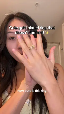 Obsessed with this @PAVOI interlocked stackable ring!! I got a size 7 and it fits great. PAVOI jewelry is my fav because my necklaces and bracelets from them haven’t tarnished!! Great quality and affordable jewelry! #pavoi #stackablerings #interlockedring #affordablejewelry #cutejewelry 