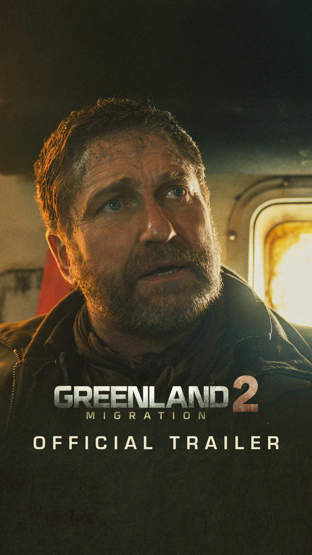 The end of the world was just the beginning. Greenland 2: Migration - only in theaters January 9. #GreenlandMovie #gerardbutler #morenabaccarin #romangriffindavis #movie