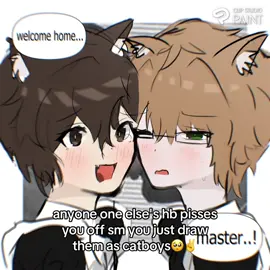 why does the timelapse record my undos bru 🫩✌️ || i needa learn how to draw hair bro 💔#art #hb #femboy #catboy #catgirls @NOT_ULTRA🇳🇴 @Fashionista_Savesta 