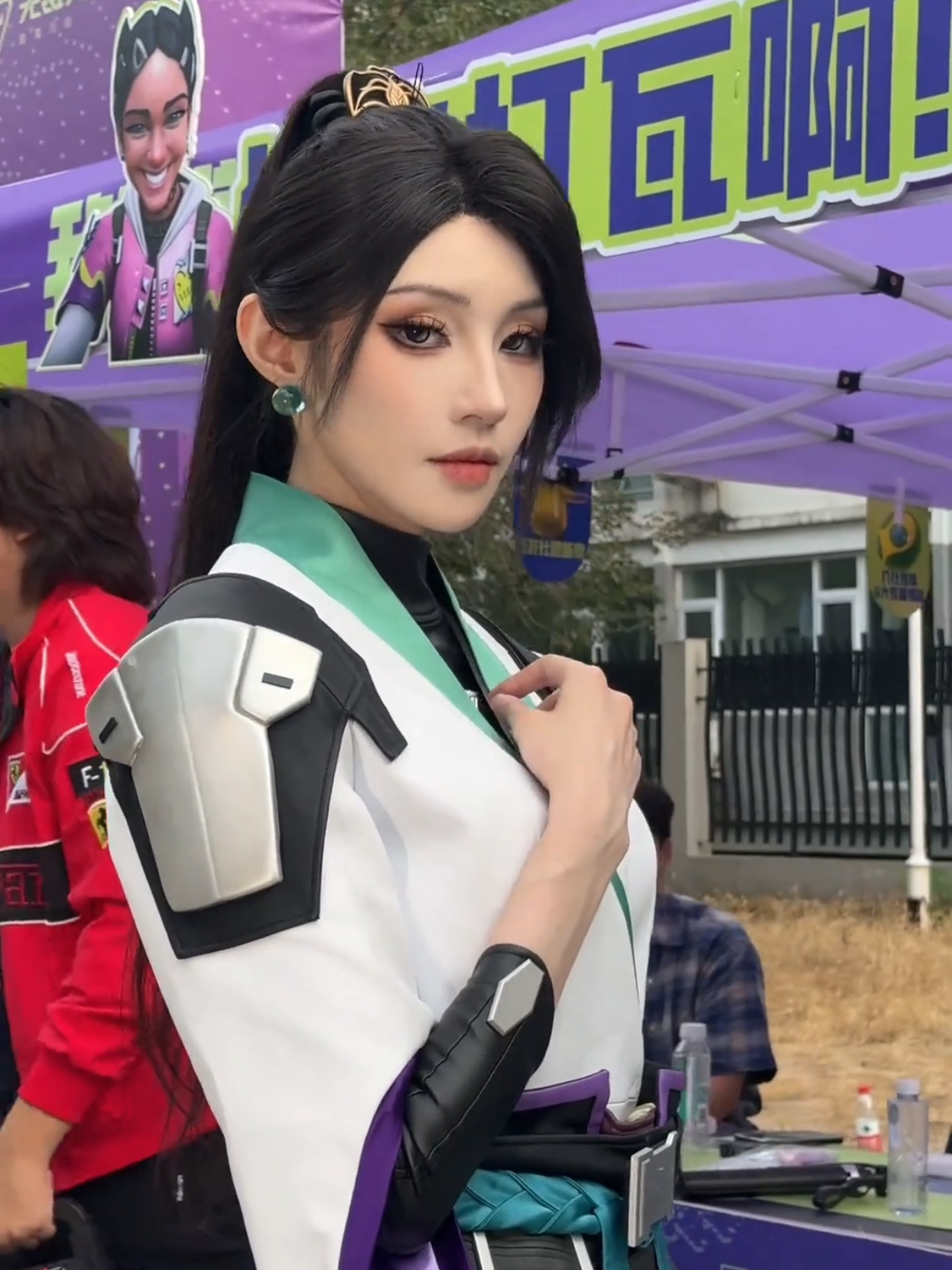 My outfit before cosplay #cosplay #Valorant #コスプレ #valorantcosplay #asiangirl 