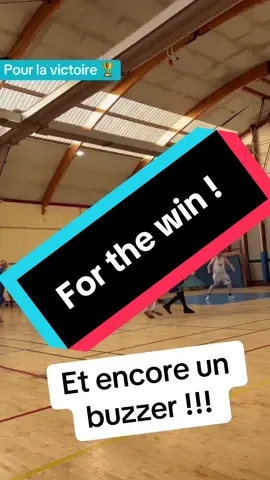 Et un autre buzzer ! #basketamateur #basketfrance 