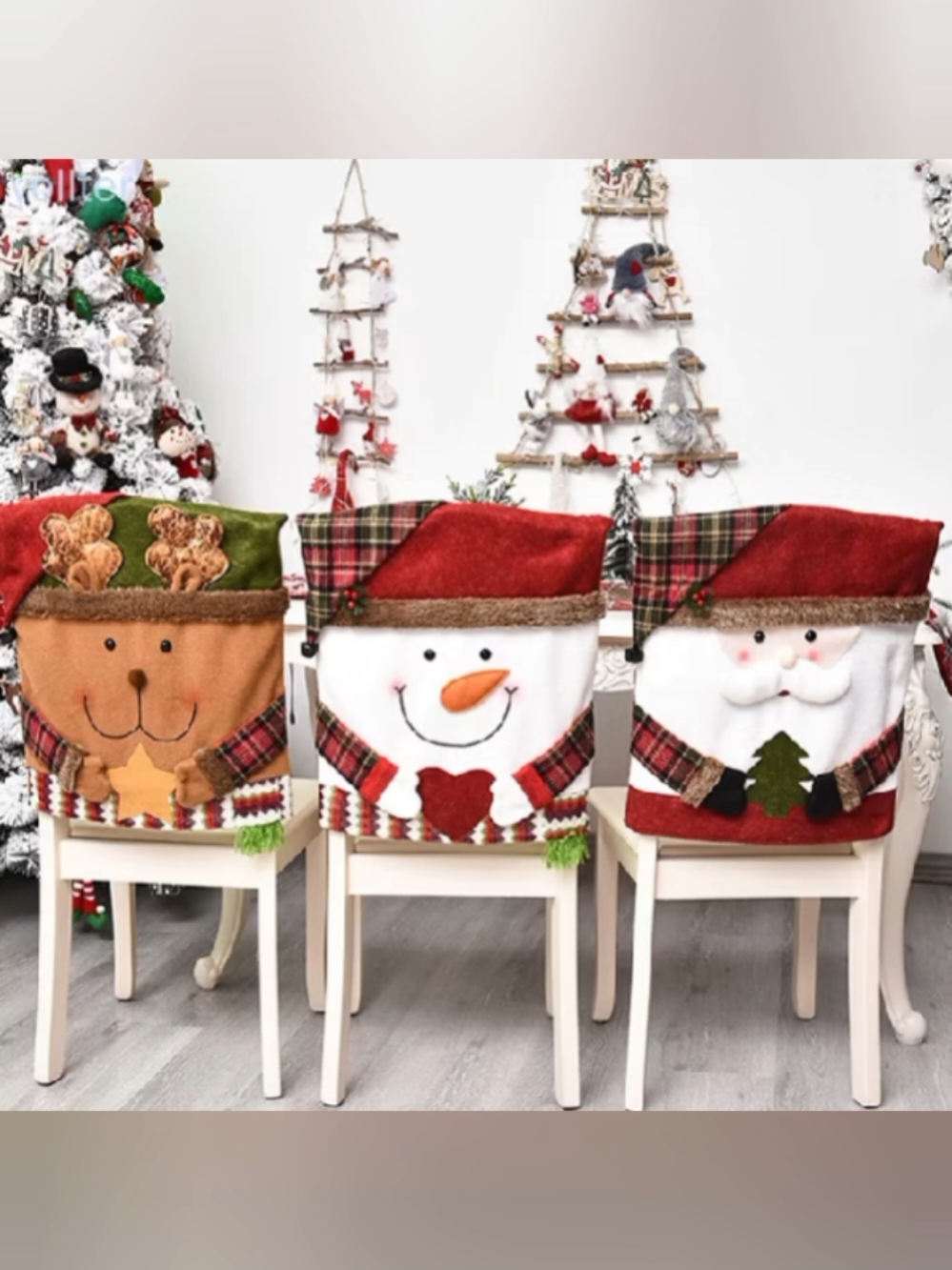 ✨️Capa de cadeira de Natal para jantar/festa/decoração. 📌 Link 👇 você pode copiar e colar   https://s.shopee.com.br/4LAEuaGyJx #capadecadeira #decoraçãodenatal #enfeitedenatal #natal #enfeite 