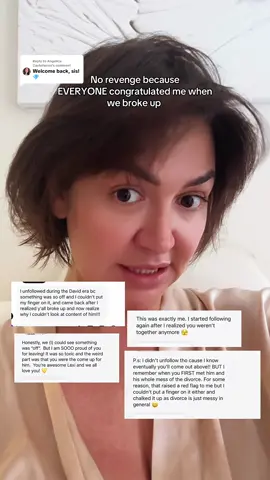 Replying to @Angelica Castellanos no revenge bc my DMs are all congratulating me on the break up and I got my internet family back ❤️ #redflags #toxicrelationship #norevenge 