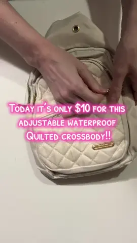 🤍 Quilted Crossbody Bag 🤍 ⭐️ I'm a SAHM who shares the things I use and love. Join the community by following me and engaging with my content 👯‍♀️ ⭐️ #affordablebags #crossbody #giftsforher #quiltedbag  #creatorsearchinsights 