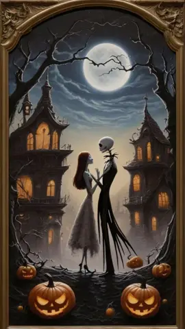 Live Wallpaper #halloween #spooky #wallpaper #nightmarebeforechristmas #fyp 