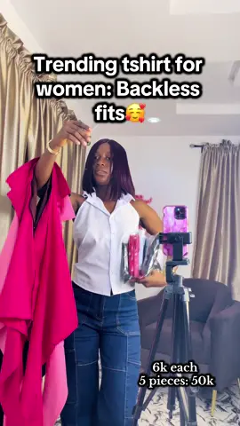 Trending T-shirt for women: Backless fits🥰🤭#creatorsearchinsights #backless #backlessshirt #fypシ゚ #trending 