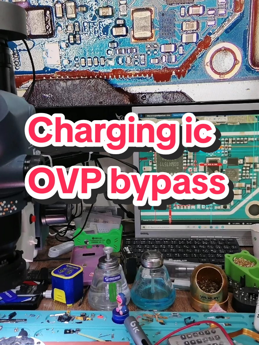 SGM Charging ic replace. OVP bypass ❤️✅📲 #moh_tec #electronic #الصوالحية #عين_مليلة #الشعب_الصيني_ماله_حل 
