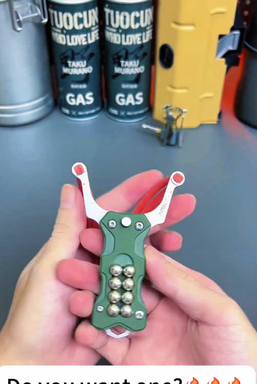 Do you want one?#fyp #slingshot #edc #knife #gadget 