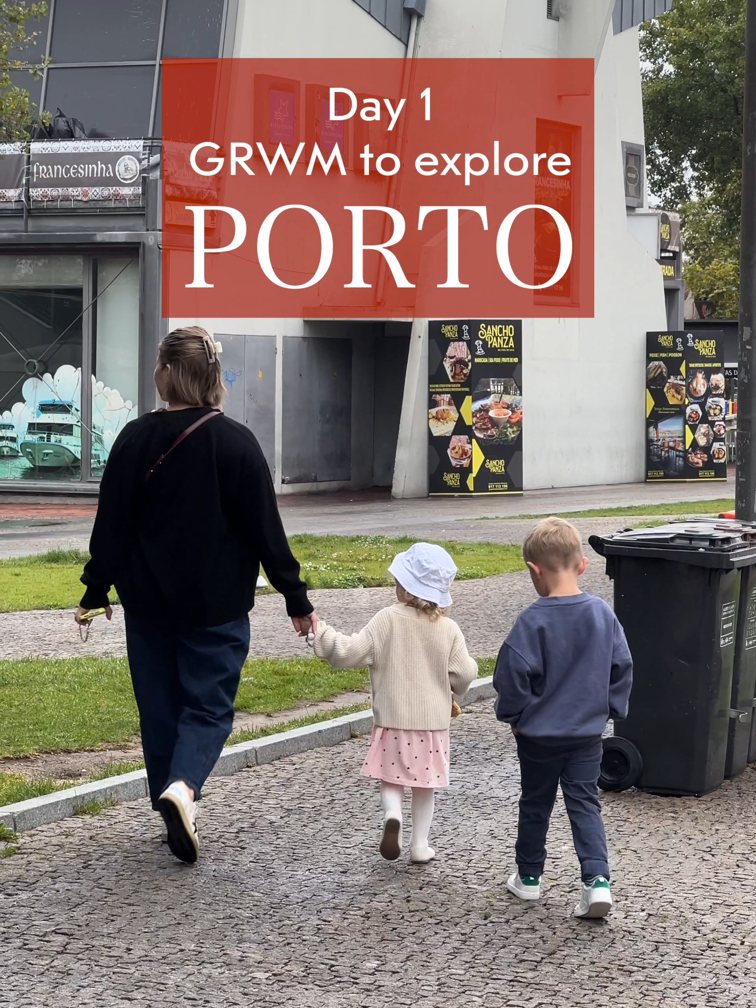 GRWM Day 1 Porto, Portugal #porto #portugal #momof3 #grwm