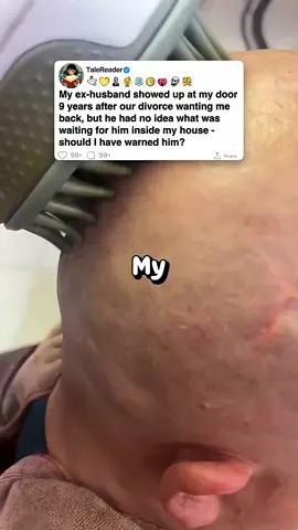 [FULL STORY] My ex-husband showed up at my door 9 years after our divorce wanting me back, but he had no idea what was waiting for him inside my house - should I have warned him?