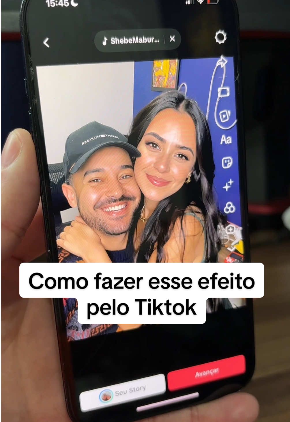 Como fazer esse novo efeito pelo Tiktok agora 