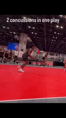 2 concussions in one play. #volleyball #aau #haikyuu