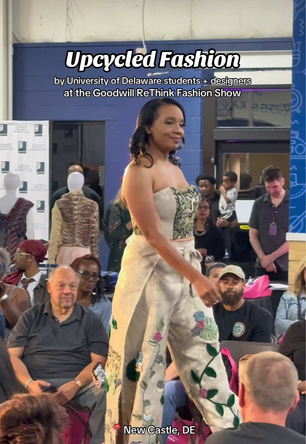 The Goodwill ReThink Fashion Show made its return to New Castle last Thursday! Here’s what the UD designers showed on the runway. @GoodwillDe @University of Delaware #delaware #fashion #Sustainability 