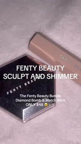 Shine bright like a diamond with @Fenty Beauty sculpt and shimmer duo! #fentybeauty #diamondbomb #tiktokshopcreatorpicks #tiktokshoprestock #superbrandclub 