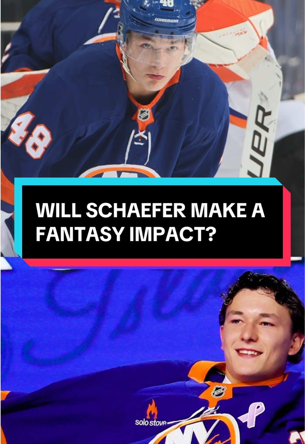 how we feeling about Schaefer’s rookie season? #NHL #MatthewSchaefer #NewYorkIslanders #FantasyHockey #SportsTikTok 