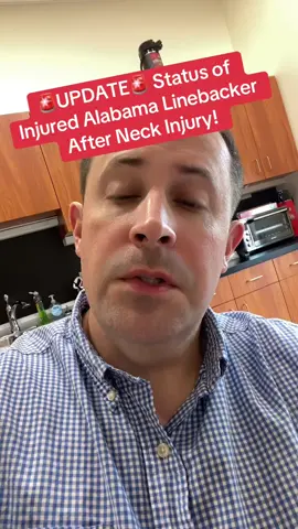 🚨UPDATE🚨 Status of Injured Alabama Linebacker After Neck Injury! #CollegeFootball #RollTide #Alabama #AlabamaFootball #foryoupage 
