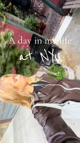 A day as a NYU student #nyu #nyustudent #girlinnewyork #adayinthelife #fashionstudent 