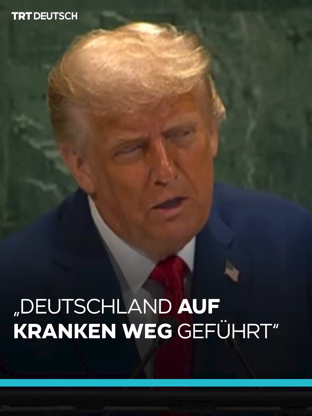 US-Präsident Donald Trump hat bei seiner UN-Rede die Migrations- und Energiepolitik der vorherigen Bundesregierung scharf kritisiert. Die Ampel-Regierung habe Deutschland in den Bankrott geführt, sagte Trump am Dienstag bei der UN-Generalversammlung in New York.
