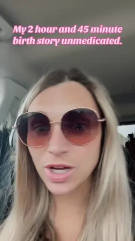 My unmedicated birth story with our daughter. #fyp #unmedicatedbirth #naturalbirth #birthstory #precipitousbirth 