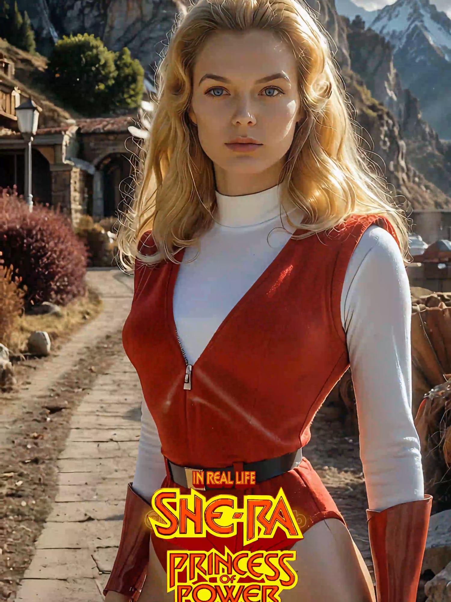 She-Ra Princess of Power in Real Life 😱⚡👑#SheRa #princessofpower #80scartoons ##pixverse #reallife