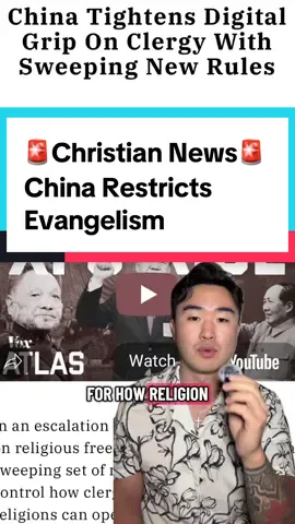 🚨 China just rolled out sweeping restrictions on online Christian ministry. As of September 15, 2025, their new “Code of Conduct for Religious Clergy Online” mandates that sermons, devotionals, and religious teaching online are only legal via licensed, state-approved platforms. They also require content to affirm loyalty to the Party. But the gospel is louder than laws. Romans 1:16 says it’s still God’s power to save those who believe. Share this. Pray. Stay ready. ✝️🔥 #religiousfreedom #ChristianNews #DigitalPersecution #Romans116 #chinachristians 