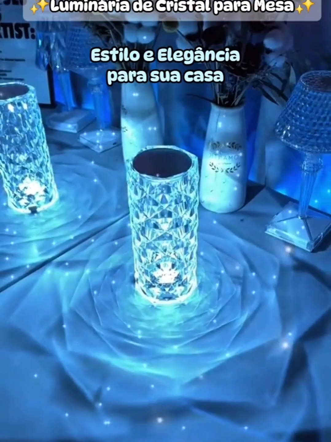 ✨💎 Um toque de luxo e modernidade na sua decoração! 💎✨ Dê uma olhada na Luminária de Mesa de Cristal LED, com design estilo diamante que reflete luz de forma única e sofisticada. ✔️ 16 cores de luz para criar o clima perfeito ✔️ Controle de toque super prático ✔️ Ideal para cabeceira, sala ou escritório ✔️ Une elegância e tecnologia em uma peça decorativa incrível 👉 Disponível por R$36,25 - R$69,99! 🛒 Garanta já a sua na Shopee 🔗 COMO CONSEGUIR O LINK? ✔️ Escreva PRODUTO 101 no direct ou nos cometários ✔️ Copia e cola esse código no buscador da shopee: AGG-FUD-TNL #viral #shopee #promocao #LUMINARIA #luminarias