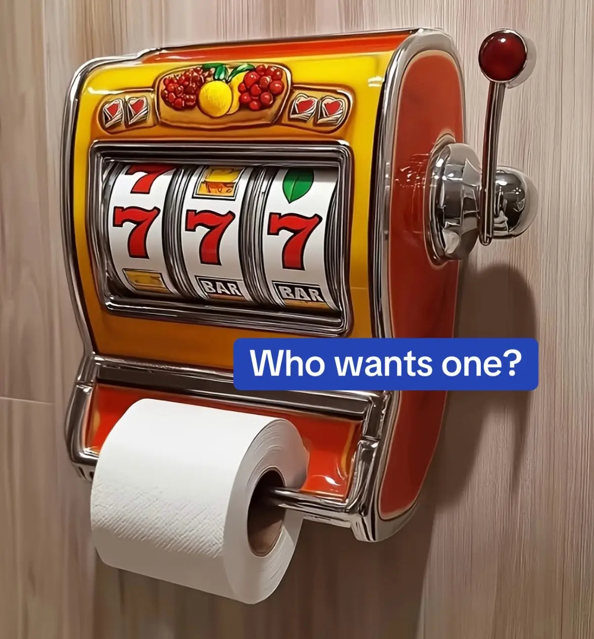 #jackpot #toiletpaper #slotmachine #too #funny 