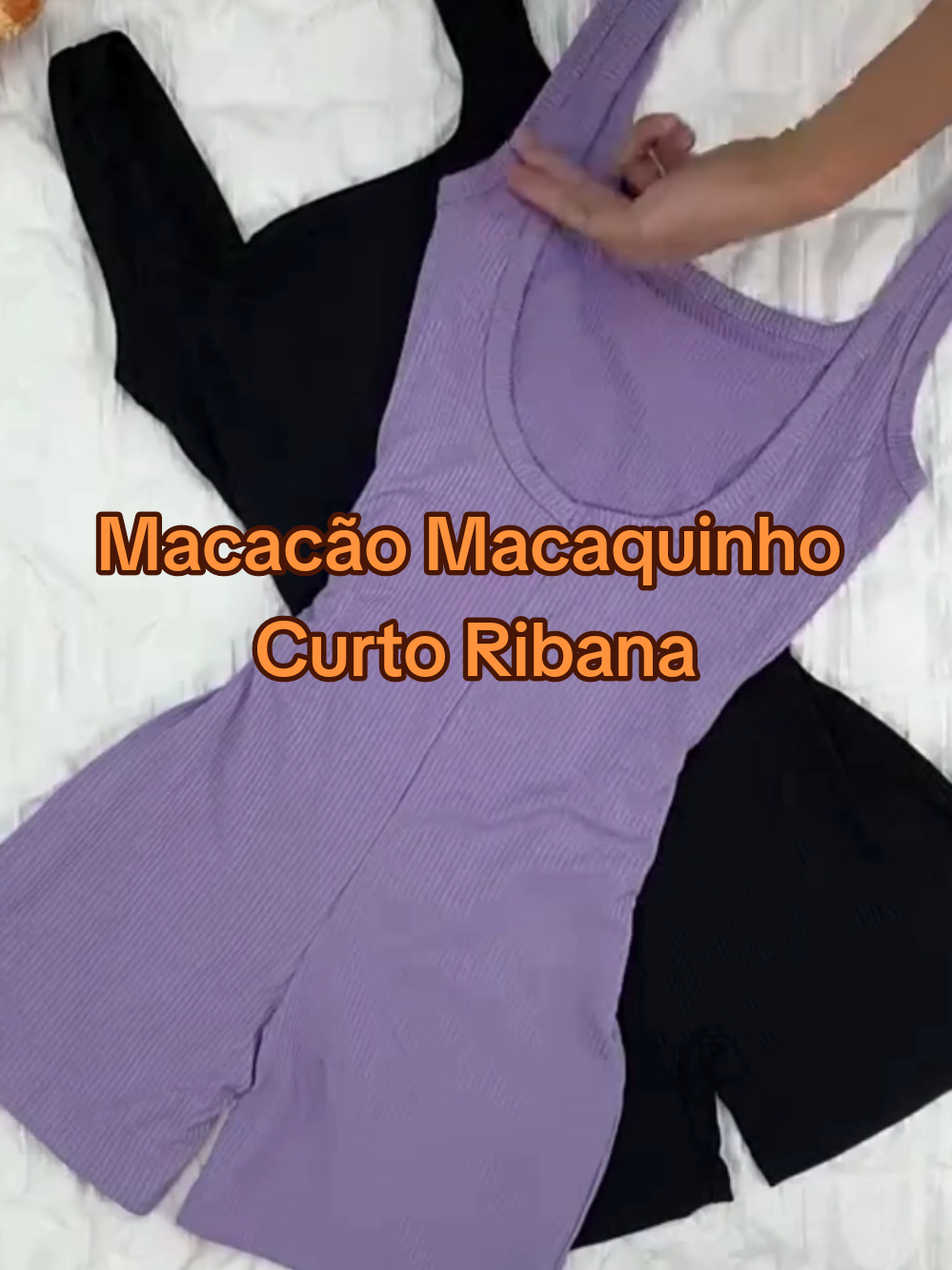 Macacão Macaquinho Curto Ribana Feminino Canelado #macaquinho #feminino #mulher #academia #moda 