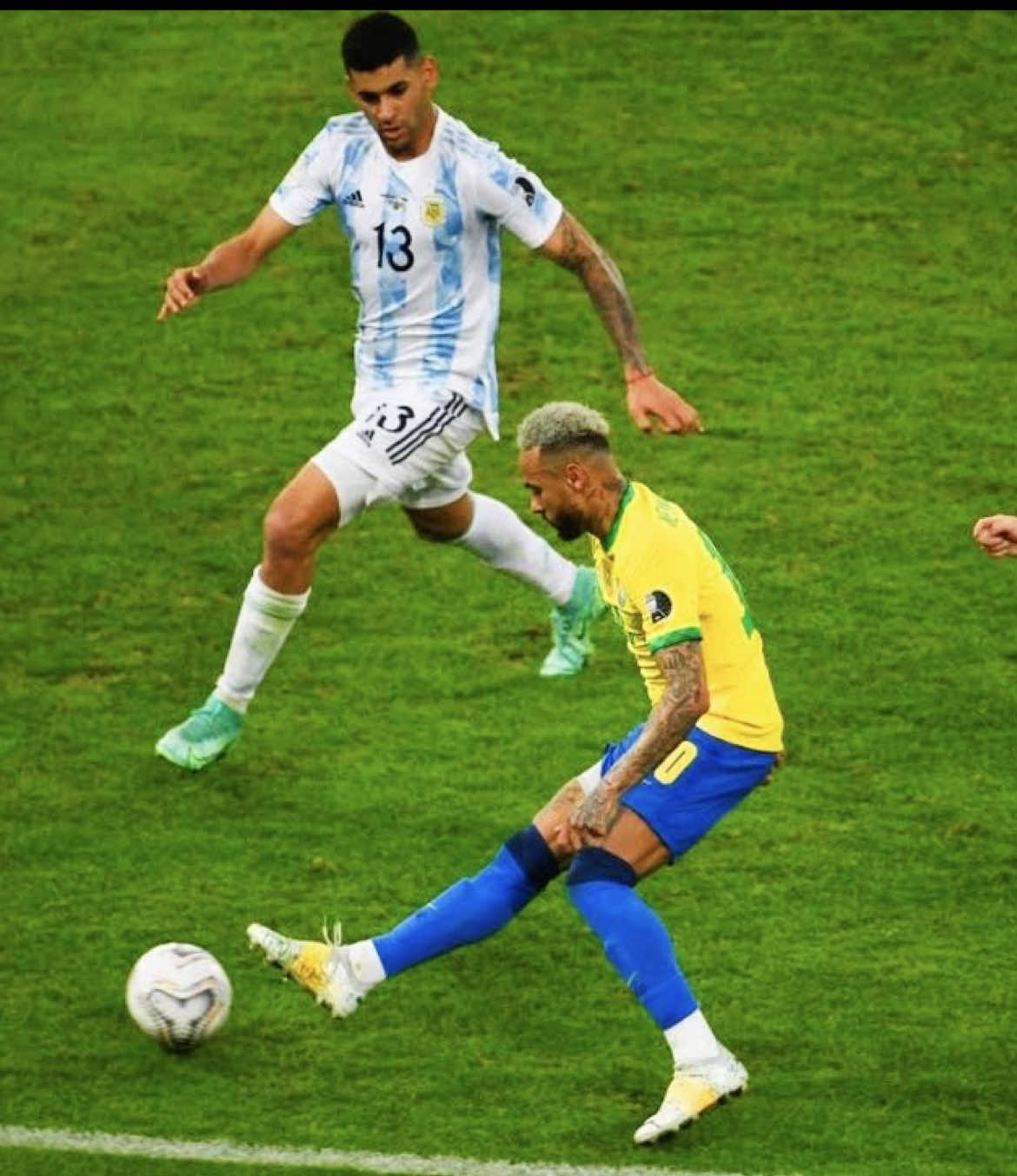 Neymar vs Argentina🔥 #Neymar #brazil #football #fyp #viral 