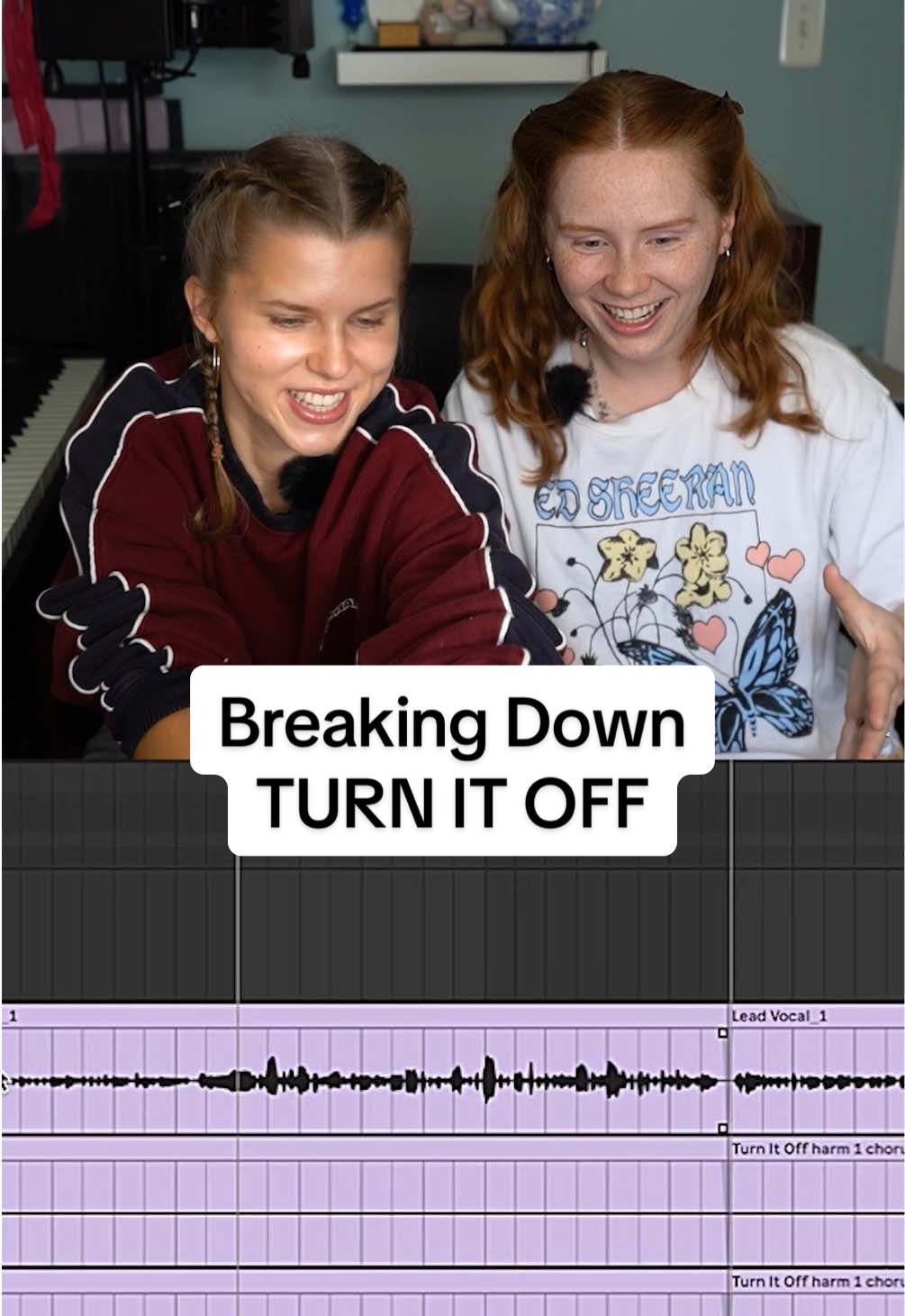 Check out the full TURN IT OFF breakdown video with the link in my bio now! #musicproduction #vocalproduction #turnitoff #elliebanketurnitoff