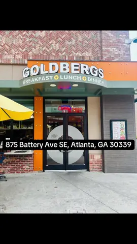 Goldbergs Fine & Dine! #fyp #bagels #thebatteryatlanta #foodreview #breakfast @GoldbergsFineFoods 