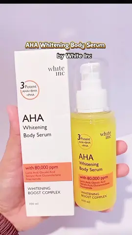 Aha Whitening Body serum by@whiteinc_id #whiteinc #whiteinc_id #ahabodyserum  #whitening #bodyserum 
