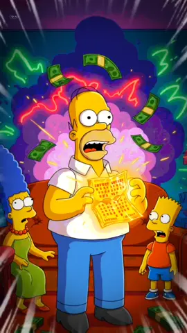 ¿Coincidencia o profecía? 💸🔥 #powerball #lossimpson #simpsonspredictions #latinosenusa #eua 