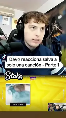 dabo reacciona salva a solo una canción #cobraclips #davooxeneize #messi #cristianoronaldo #daddyyankee 