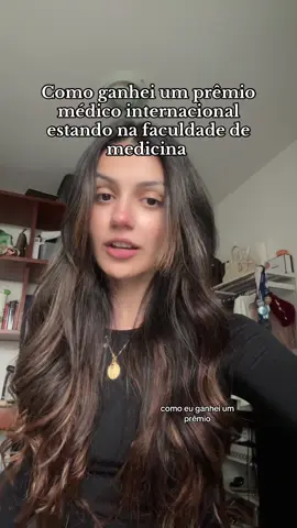 Esqueci de falar, o prêmio era para estudantes e residentes🫶🏻 #medicina #pesquisa #congresso 