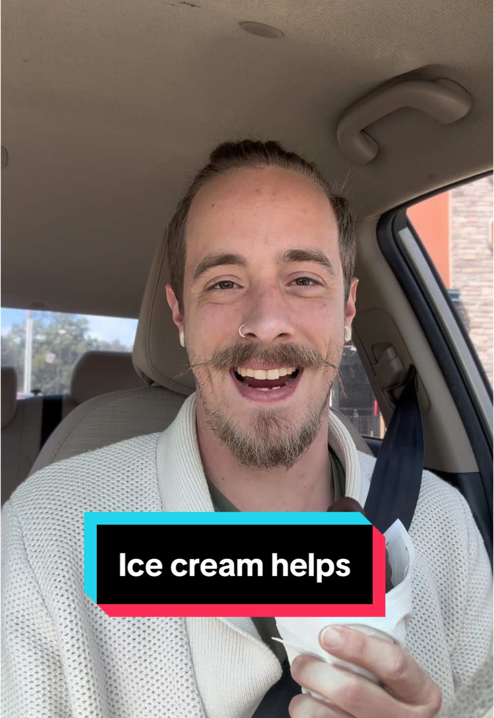 It was worth a try. #depression #MentalHealth #icecream 