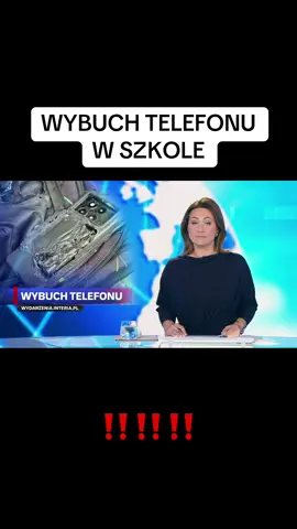 Wybuch telefonu.  #wydarzenia24 #telefon #szkoła #wybuch #polska 